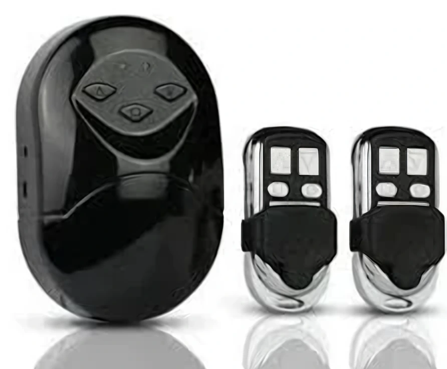 Non-Wi-Fi shutter remote kit with receiver and two remotes